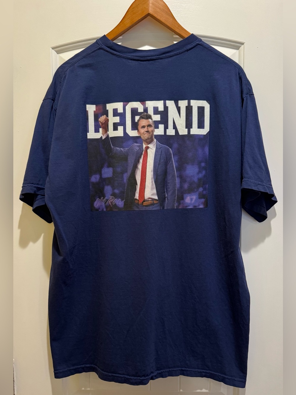 Old Row Limited Edition Charlie Kirk  Short Slv Tee Mens XL *LIKE NEW/Worn Once*